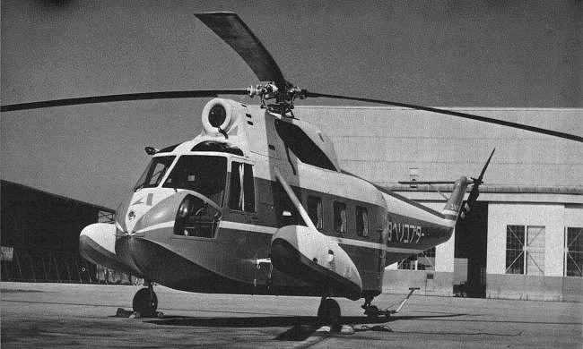 Vue d'un Sikorsky S-62 (photo : Jane's pocket book 20 Helicopters Michael J.H.Taylor)