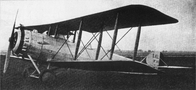 Vue d'un Salmson 2A.2 (photo : Jane's fighting aircraft of World War I)