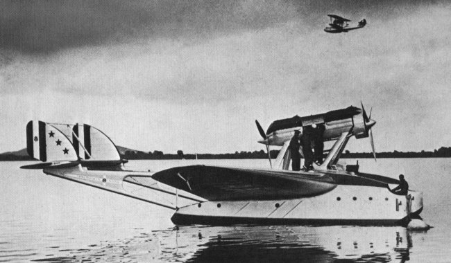 Vue d'un S.55 (photo : Histoire de l'aviation René Chambe)