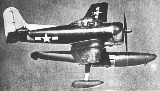 Vue du SC-1 Seahawk (photo : Jane's fighting aircraft of World War II)