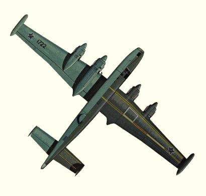 Plan d'un Shackleton Mk. 3 (origine : Bombers, encyclopaedia of world aircraft - Kenneth Munson)