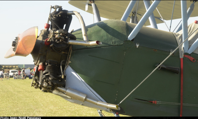 Vue d'un moteur Shvetsov M-11 (photo : JN Passieux, meeting de Melun-Villaroche 2023)