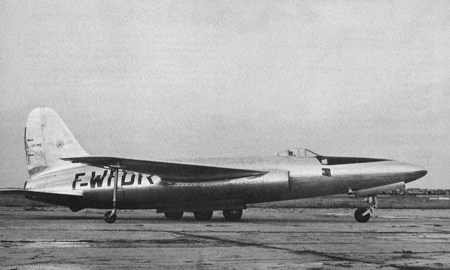 Vue d'un SO-M.2 (photo : Jane's pocket book 12 Research and experimental aircraft - Michael J.H. Taylor)