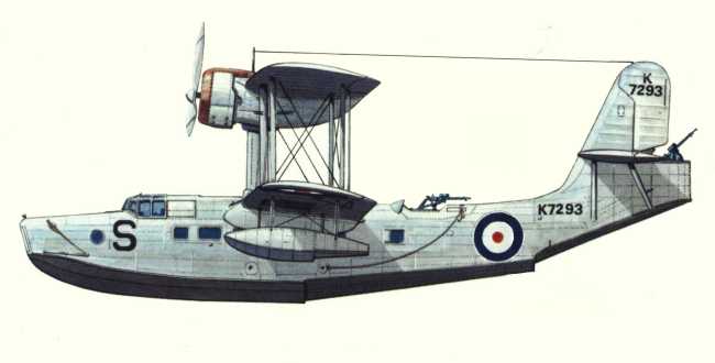 Plans d'un Stranraer (origine : Flying Boats and Seaplanes since 1910 - Kenneth Munson)