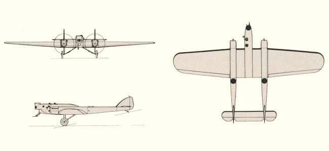 Plans d'un S.P.C.A. 30 (origine : Gallica - Aviation magazine, mars 1969)