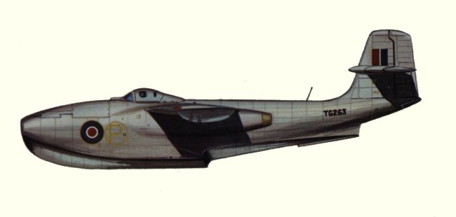Vue du premier prototype du SR.A/1 (origine : Flying Boats and Seaplanes since 1910 - Kenneth Munson)