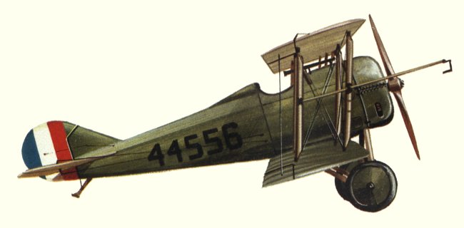 Vue d'un Standard E-1 (origine : Les Avions des origines à la Première Guerre mondiale - Enzo Angelucci/Paolo Matricardi)