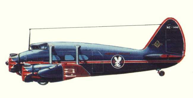 Vue d'un Stinson Model A (origine : Airliners between the wars 1919-1939 - Kenneth Munson)