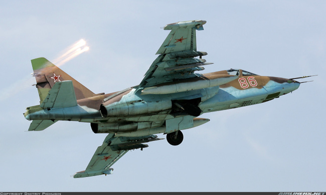 Vue d'un Sukhoi Su-25 (photo : Dmitriy Pichugin)