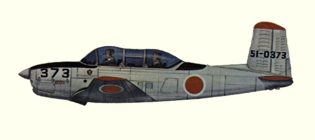 Vue d'un T-34A (origine : Fighters, encyclopaedia of world aircraft - Kenneth Munson)
