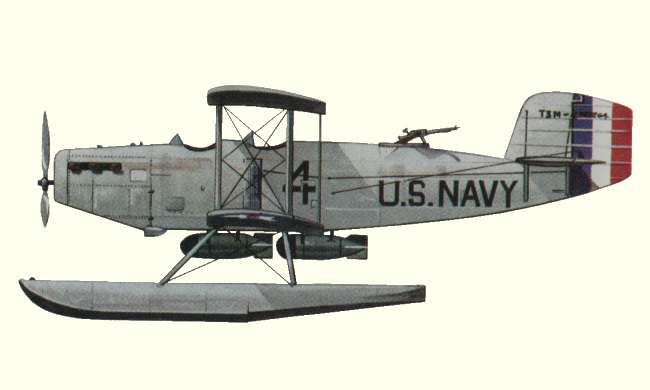 Vue d'un Martin T3M-2 (origine : Bpmbers 1919-1939 - Kenneth Munson)