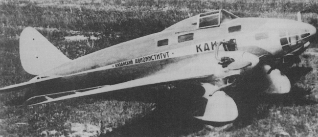 Vue d'un Itskovich TAI-1 (photo : Soviet Aircraft and Aviation 1917-1941, Wim H Schoenmaker)