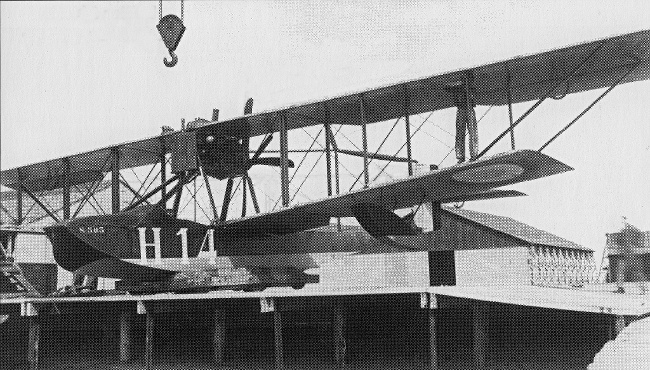 Vue d'un hydravion Tellier 350 ch (origine : L'aviation maritime française pendant la Grande Guerre - ARDHAN - Poncin)