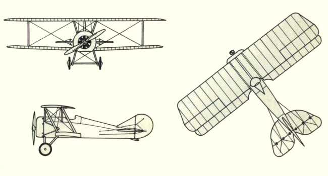 Plans d'un Thomas-Morse S.4