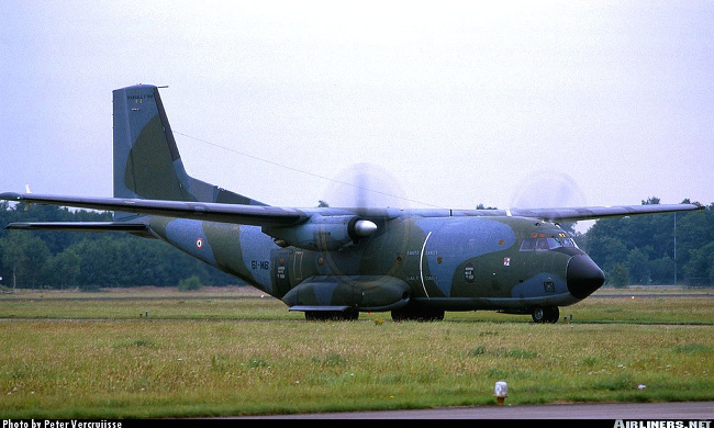 Vue d'un Transall C-160R (photo : Peter Vercruijsse)
