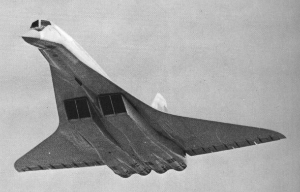 Vue du Tu-144 (photo : Histoire de l'aviation René Chambe - A.P.N.)