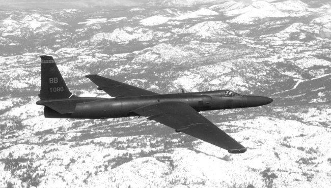 Vue d'un avion espion U-2