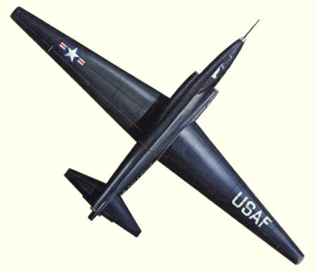 Plans d'un WU-2A (origine : Bombers, encyclopaedia of world aircraft - Kenneth Munson)