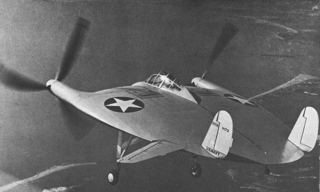 Vue du V-173 (photo : Jane's pocket book 12 Research and experimental aircraft - Michael J.H. Taylor)