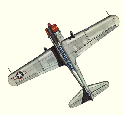 Plan d'un BT-13A (origine : Fighters 1939-1945 - Kenneth Munson)