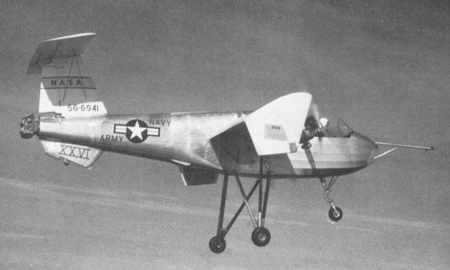 Vue d'un VZ-3RY (photo : Jane's pocket book 12 Research and experimental aircraft - Michael J.H. Taylor)