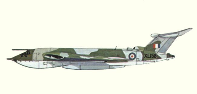 Vue d'un Victor B.Mk. 2 (origine : Bombers, encyclopaedia of world aircraft - Kenneth Munson)