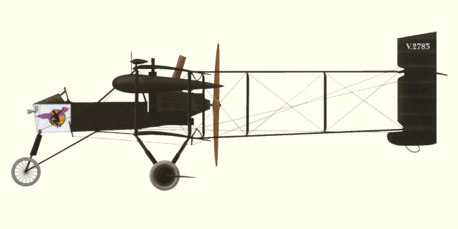 Vue d'un Voisin 10 (origine : Les Avions de la Grande Guerre - Jack Herris, Bob Pearson)