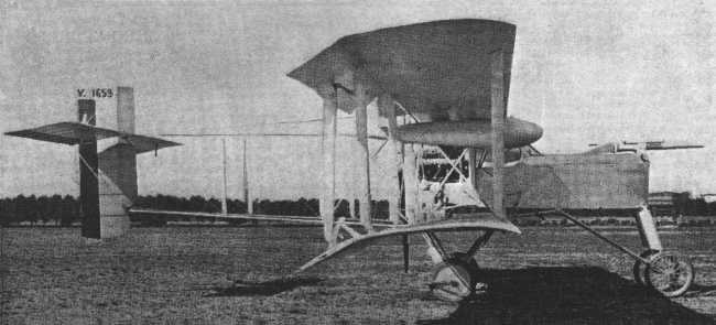 Vue d'un Voisin 8 (photo : Jane's fighting aircraft of World War I John W.R. Taylor)
