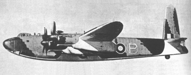 Vue du Vickers Windsor (photo : Jane's fighting aircraft of World War II)