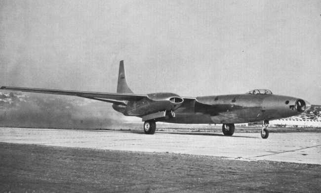 Vue du XB-46 (photo : Jane's pocket book 12 Research and experimental aircraft - Michael J.H. Taylor)