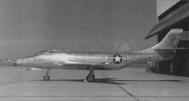 Vue du XF-88 (photo : Le Fana de l'Aviation - Coll. Norm Taylor)