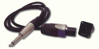 Cable de liaison jack 6,35 mm - Neutrik Speakon